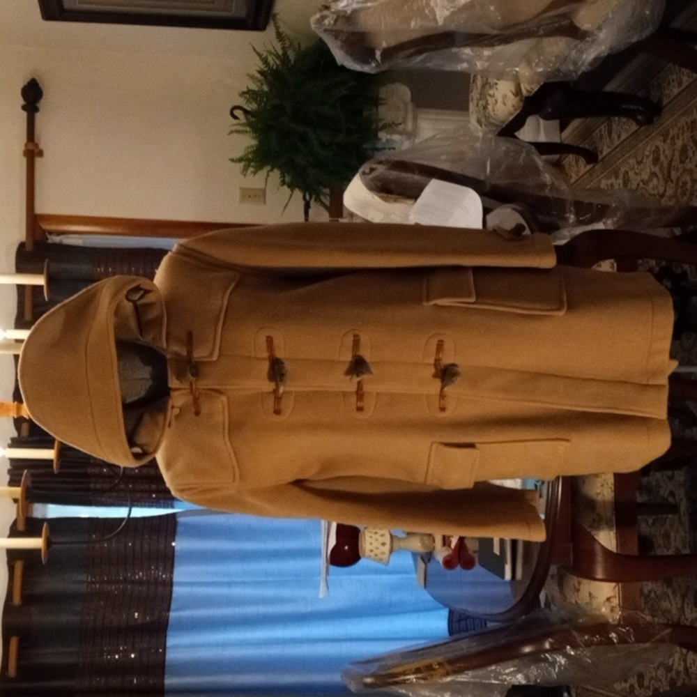 Unisex duffle autumn/winter warm wool blend Coat S/M